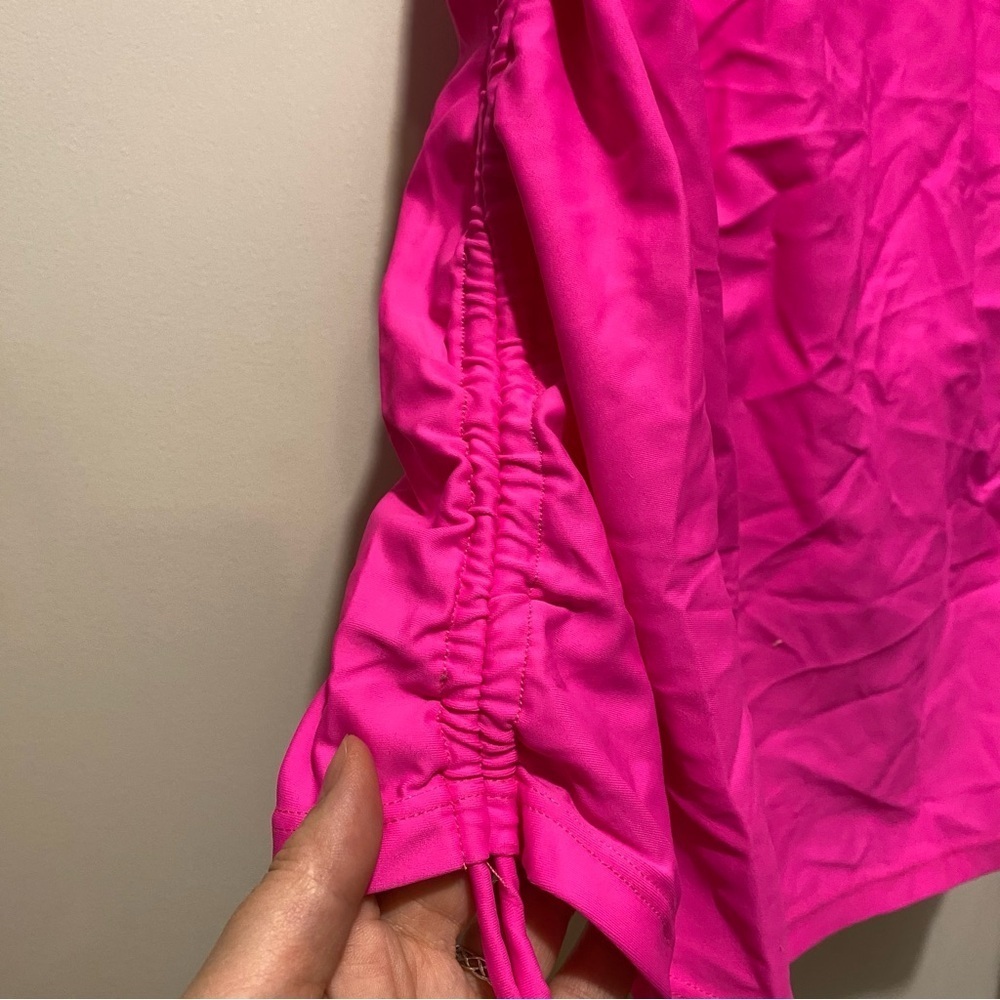 Chic Hot Pink Swim Coverup - Picture 3 of 7